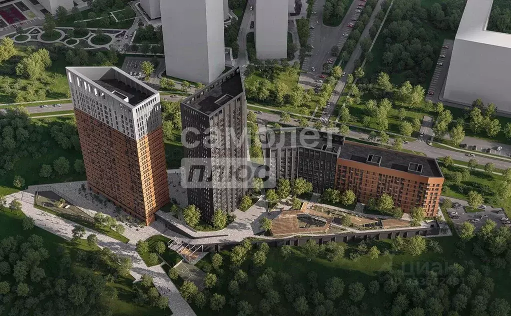 2-к кв. Татарстан, Казань ул. Аделя Кутуя, 181 (66.0 м) - Фото 2