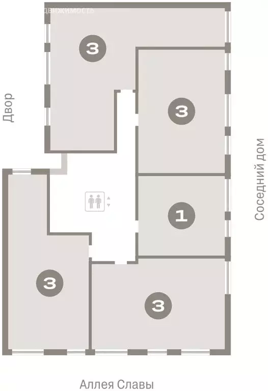 4-комнатная квартира: Тюмень, жилой комплекс Республики 205 (164.36 м) - Фото 1
