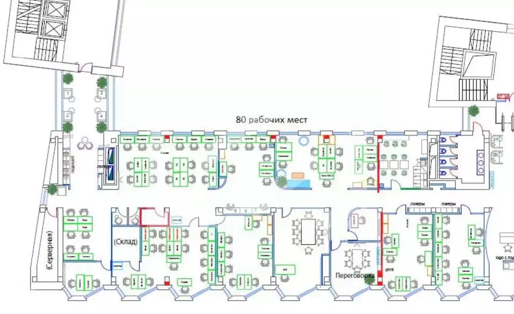 Помещение свободного назначения в Москва Тверская ул., 18К1 (455 м) - Фото 2