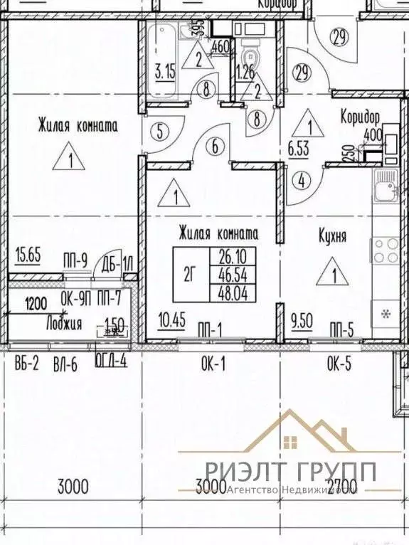 2-к кв. Татарстан, Казань ул. Альфии Авзаловой, 9 (46.3 м) - Фото 2