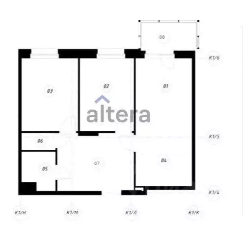 2-к кв. Татарстан, Казань ул. Гаврилова, 5 (62.0 м) - Фото 2