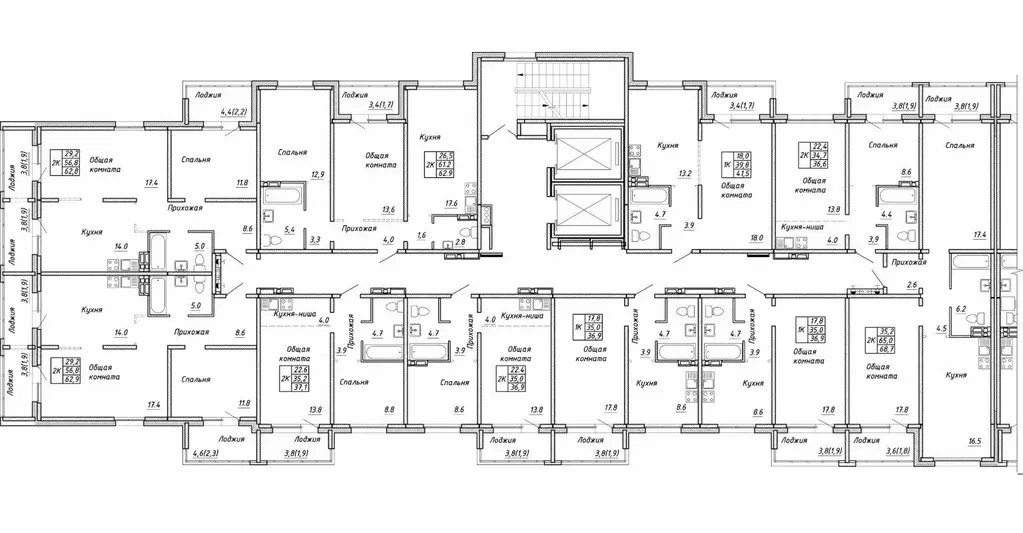 2-к кв. Новосибирская область, Новосибирск ул. Связистов, 13/1 (62.8 ... - Фото 2