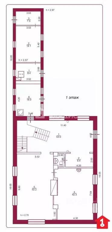 Дом в Омская область, Омск ул. 16-я Северная, 114 (492 м) - Фото 2