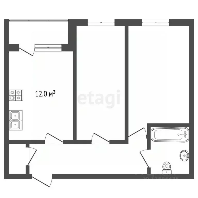 2-к кв. Москва ул. Академика Королева, 23 (63.9 м) - Фото 2