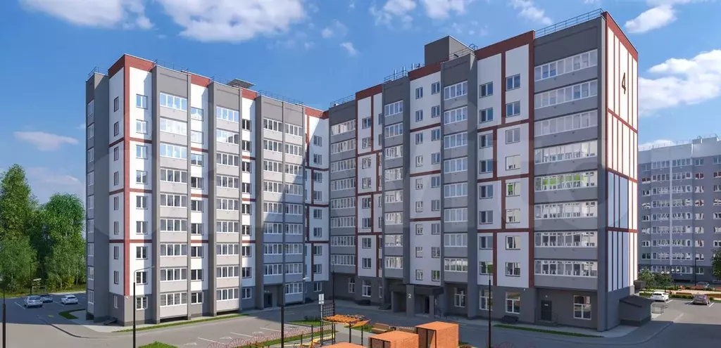 3-к. квартира, 76 м, 8/9 эт. - Фото 1