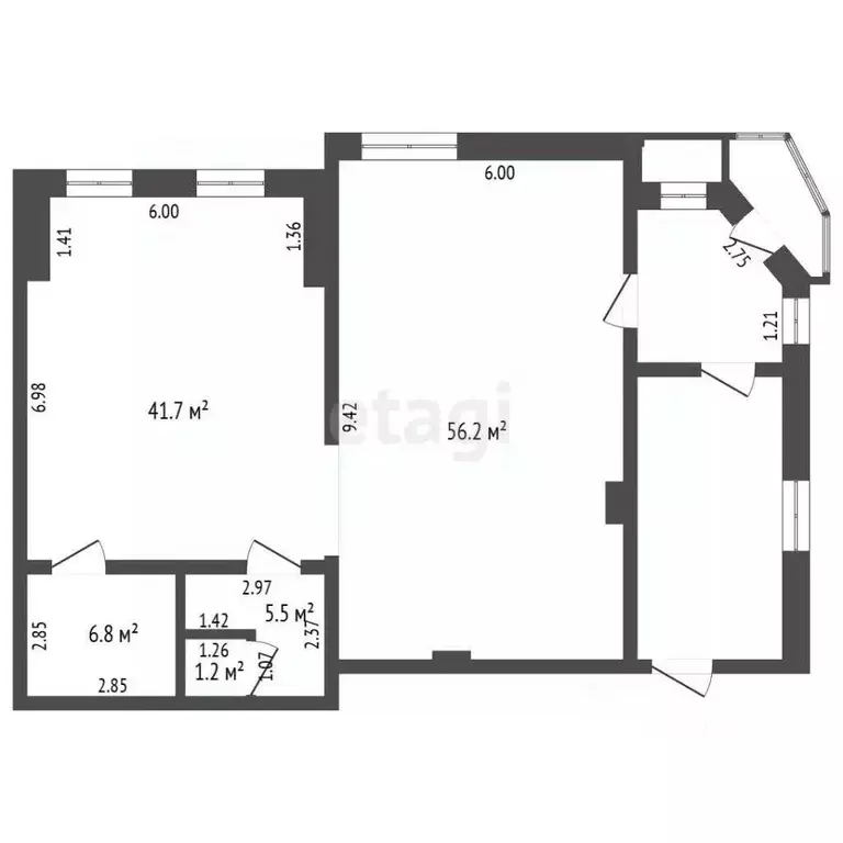Офис в Забайкальский край, Чита ул. Балябина, 16 (118 м) - Фото 2