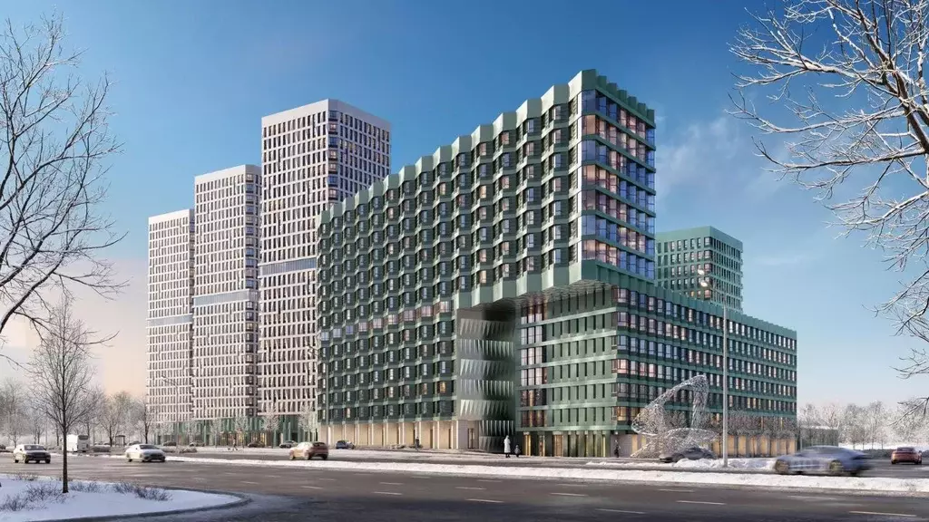 1-к кв. Татарстан, Казань Зилант Премьер жилой комплекс (34.73 м) - Фото 2