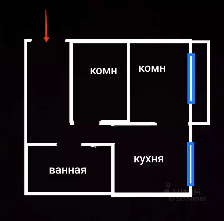 2-к кв. Красноярский край, Красноярск Норильская ул., 10А (39.0 м) - Фото 2