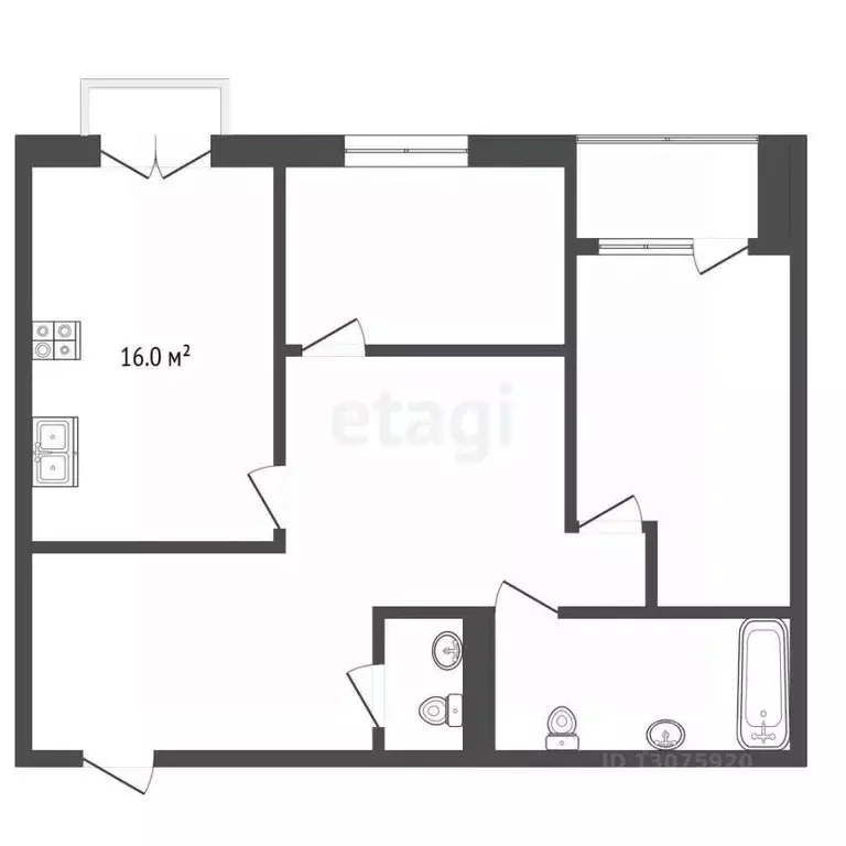 3-к кв. Ярославская область, Ярославль ул. Свободы, 62к2 (70.0 м) - Фото 2