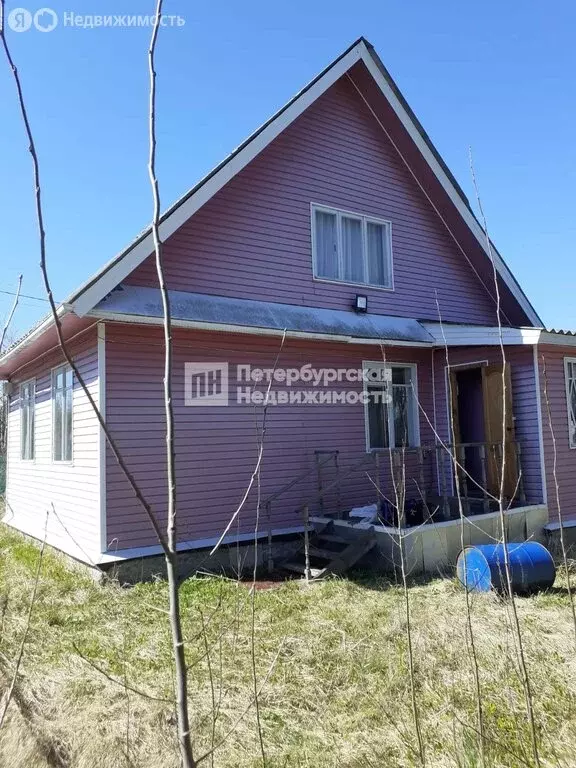 Дом в Кировский район, Синявинское городское поселение, садоводческий ... - Фото 0