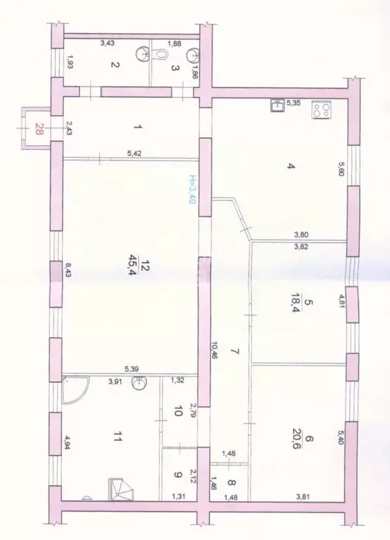 3-к кв. Волгоградская область, Волгоград Осетинская ул., 5 (179.2 м) - Фото 2