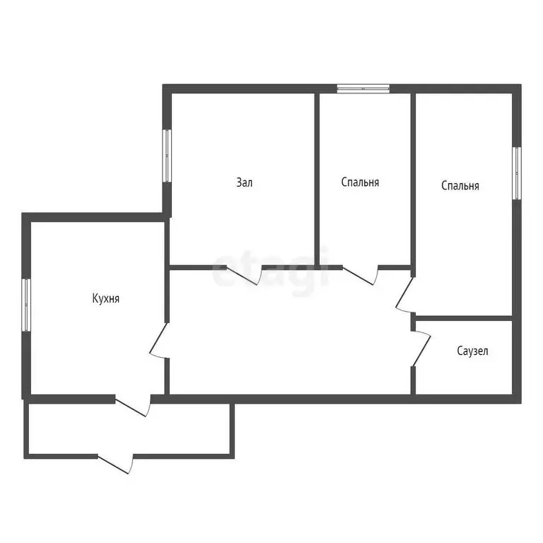 Дом в село Карсы, Октябрьская улица (82.2 м) - Фото 2