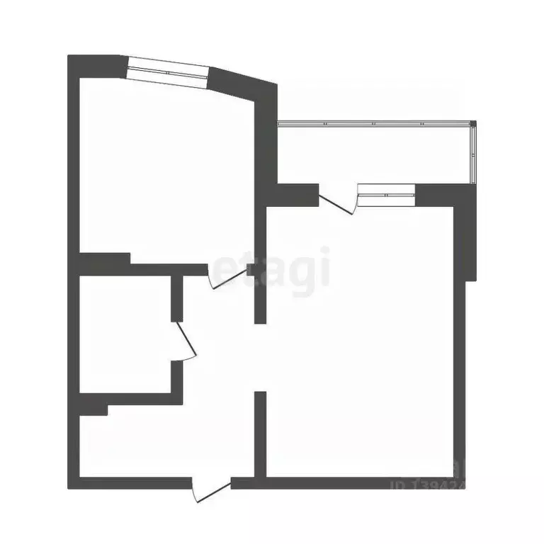 1-к кв. Бурятия, Улан-Удэ ул. Трубачеева, 156 (48.2 м) - Фото 2