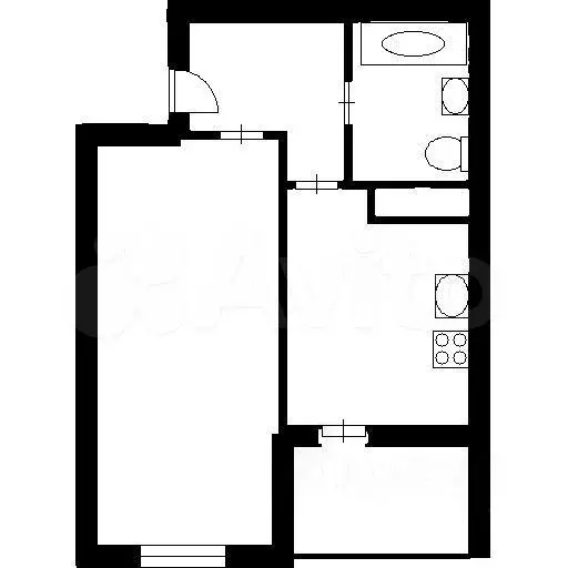 Квартира-студия, 35,3 м, 5/13 эт. - Фото 0