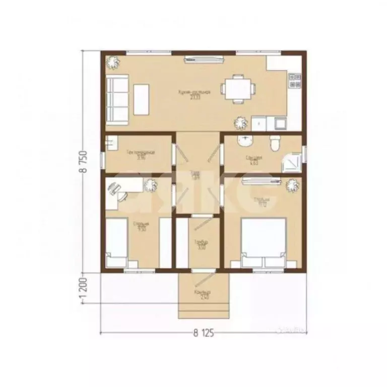 Дом в Краснодарский край, Горячий Ключ муниципальный округ, Сорокин ... - Фото 2