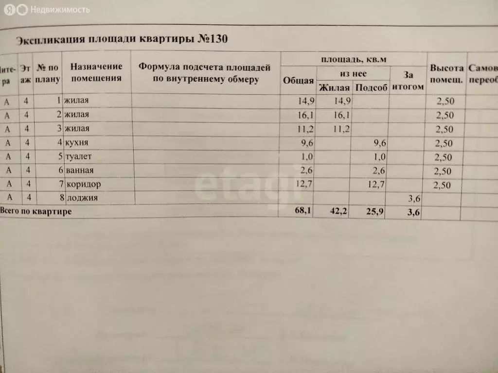 3-комнатная квартира: Пенза, улица Бородина, 7 (68.1 м) - Фото 1