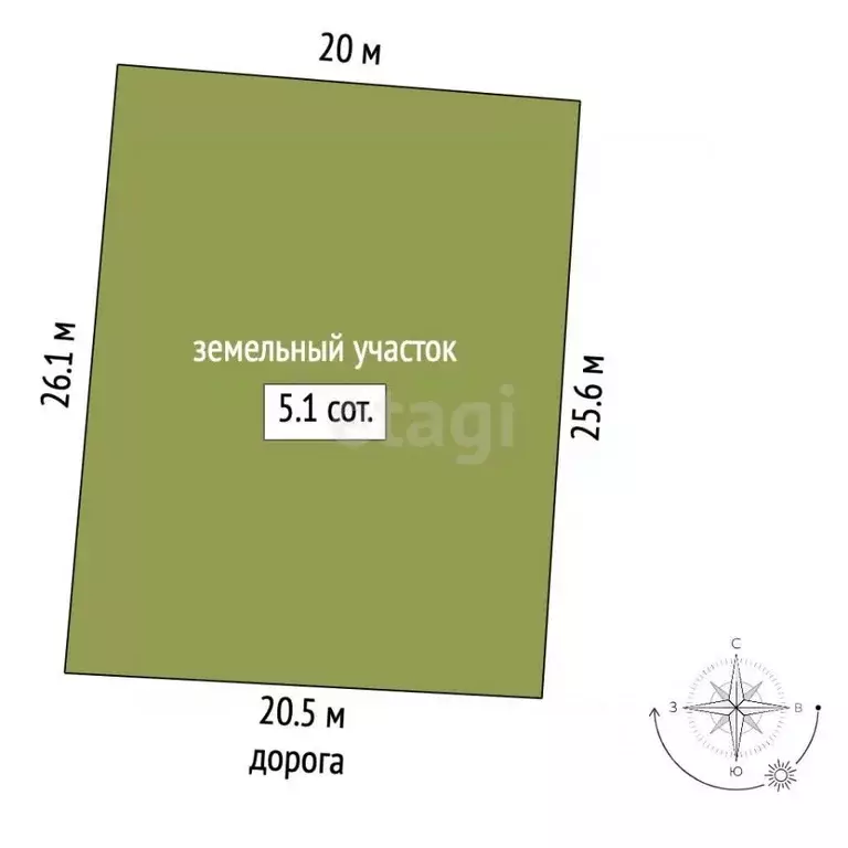 Участок в Мордовия, Саранск ул. 1-я Набережная (5.0 сот.) - Фото 2