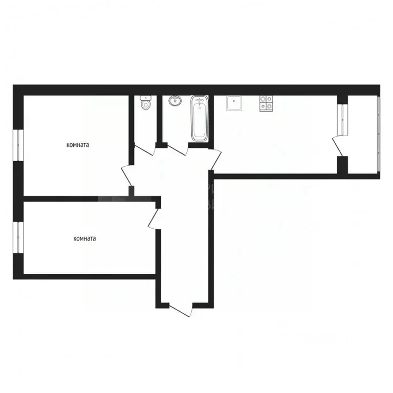 2-к кв. Тюменская область, Тюмень ул. Обдорская, 7 (49.8 м) - Фото 2