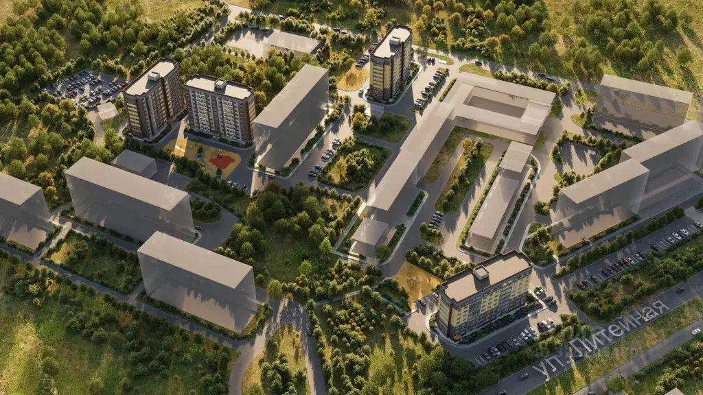 1-к кв. Брянская область, Брянск Д-4 жилой комплекс (46.72 м) - Фото 2