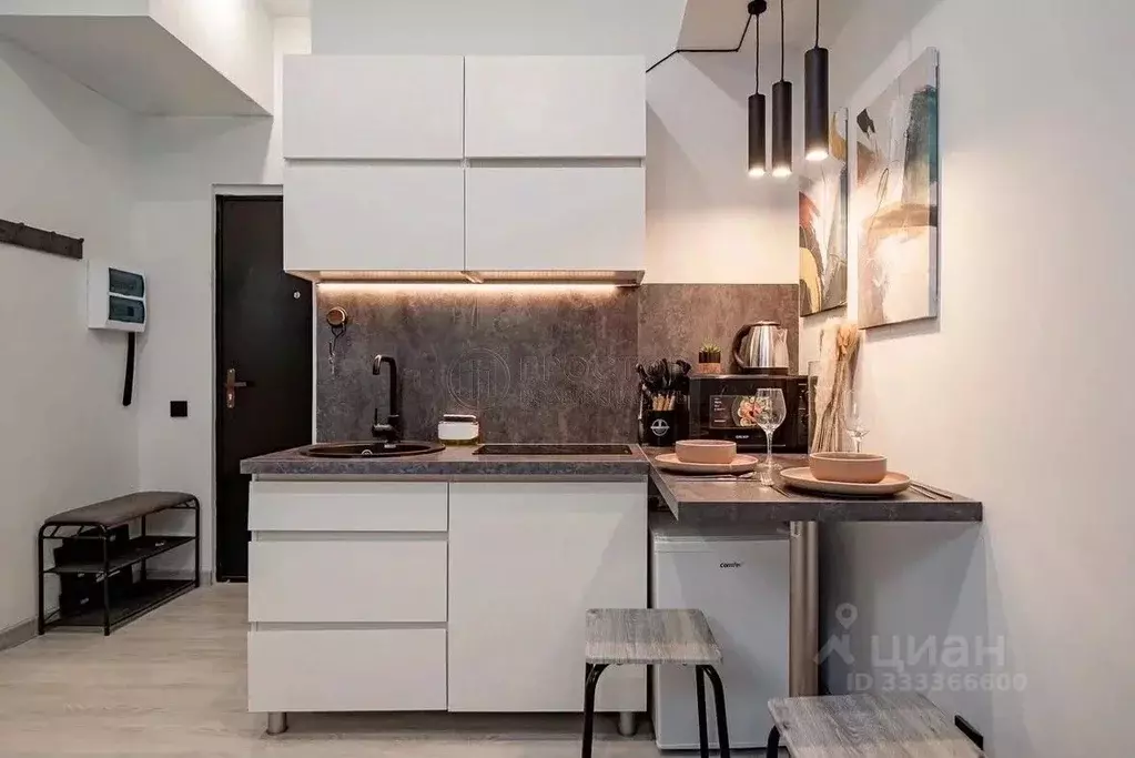 Студия Москва 3-я Магистральная ул., 20Б (13.0 м) - Фото 2