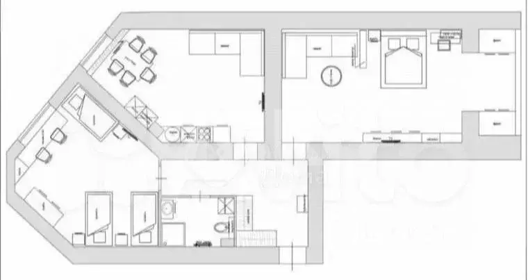 3-к кв. Волгоградская область, Волгоград просп. Маршала Жукова, 98Б ... - Фото 2