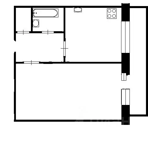 1-к кв. Санкт-Петербург Дунайский просп., 24 (40.0 м) - Фото 2