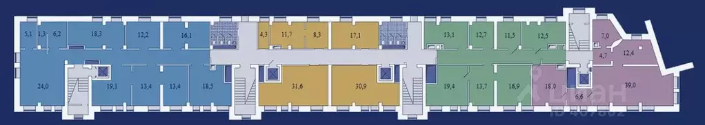 Офис в Москва ул. Сущевский Вал, 2 (500 м) - Фото 1