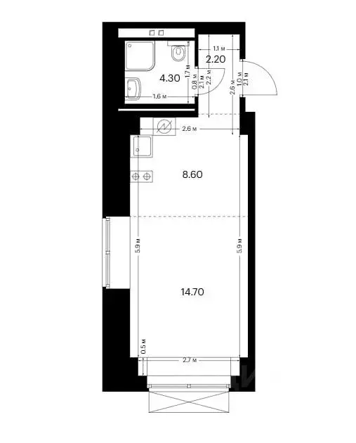 Студия Московская область, Красногорск городской округ, пос. ... - Фото 2