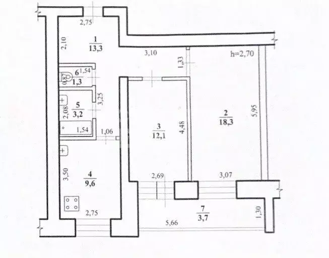 2-к кв. Забайкальский край, Чита ул. Фрунзе, 20 (61.5 м) - Фото 2