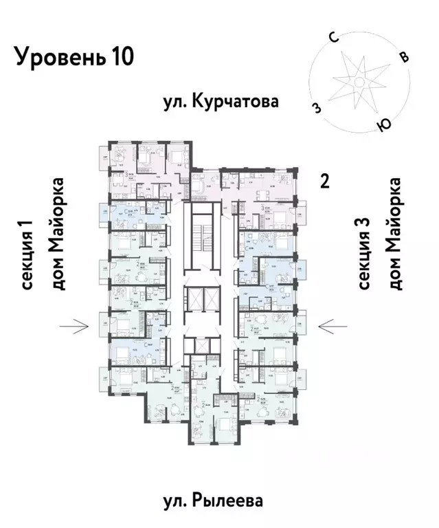 3-к кв. Тюменская область, Тюмень ул. Краснооктябрьская, 10к2 (65.08 ... - Фото 1