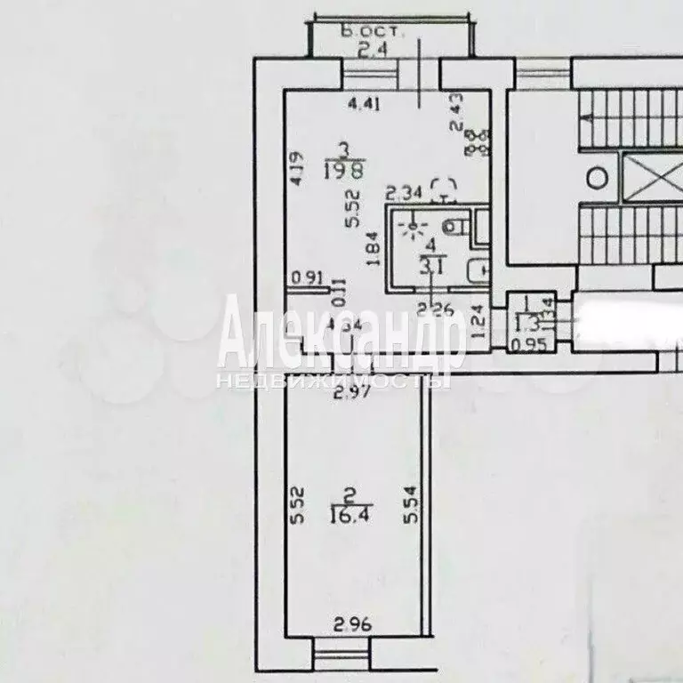 1-к. квартира, 41,5 м, 8/9 эт. - Фото 0