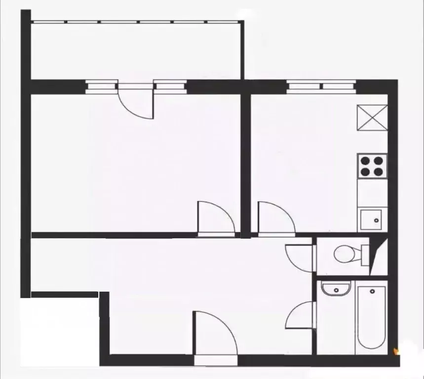 1-к кв. Московская область, Люберцы 115-й кв-л, ул. Авиаторов, 10к1 ... - Фото 2
