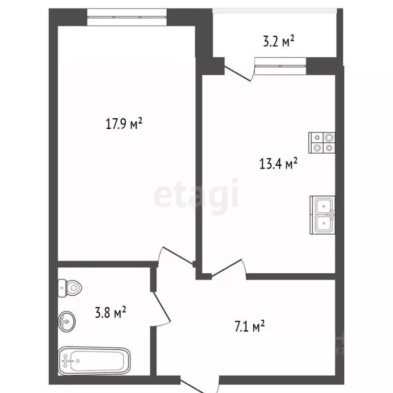 1-к кв. Крым, Ялта муниципальный округ, Восход пгт ул. Авроры, 77к2 ... - Фото 2