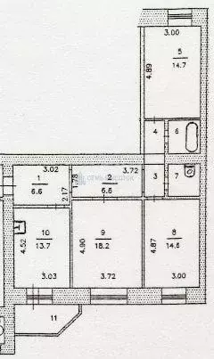 3-к кв. Московская область, Подольск Колхозная ул., 18 (86.5 м) - Фото 1