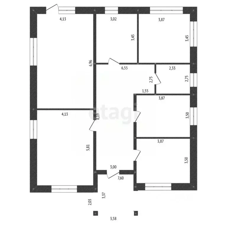 Дом в Башкортостан, Уфимский район, с. Булгаково Осенняя ул., 17 (143 ... - Фото 1