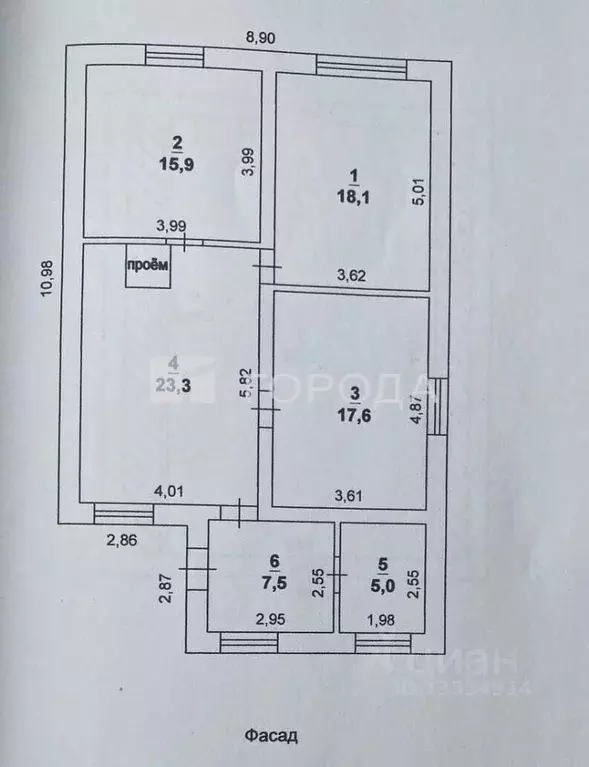 Дом в Алтайский край, Барнаул городской округ, с. Власиха  (126 м) - Фото 2