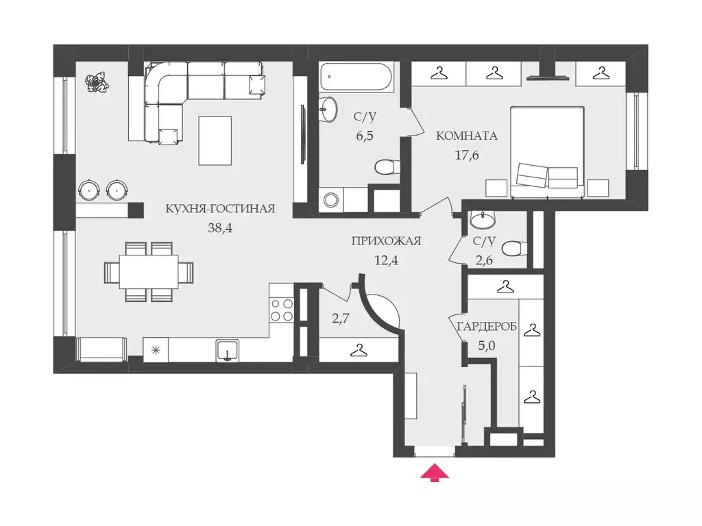 Продаётся 2-к квартира, 85 м - Фото 1