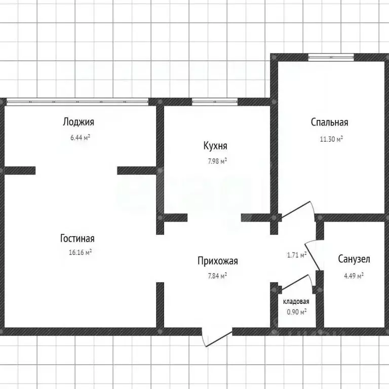 2-к кв. Дагестан, Махачкала ул. Богатырева, 26 (56.0 м) - Фото 2