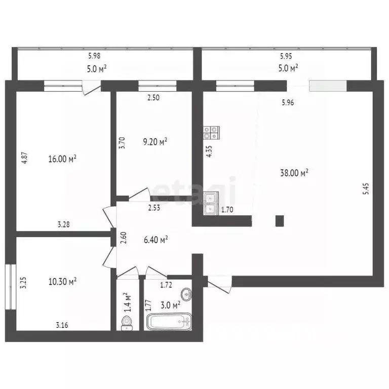3-к кв. Краснодарский край, Геленджик городской округ, с. Марьина Роща ... - Фото 2