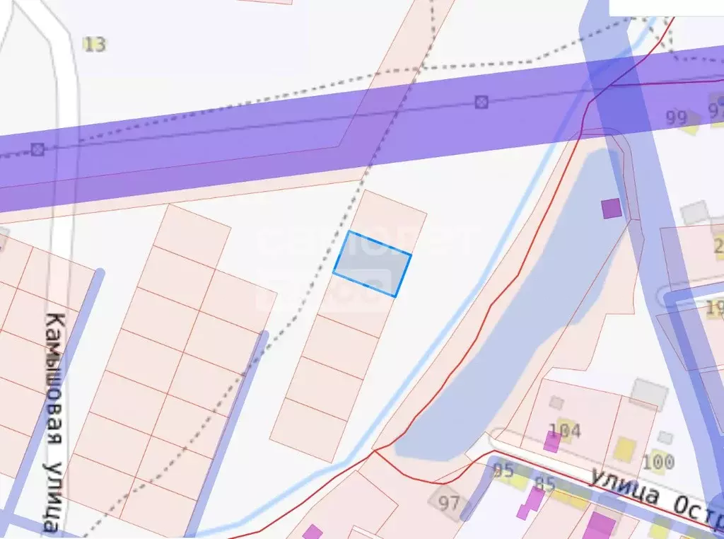 Участок в Краснодарский край, Апшеронск Камышовый пер., 6 (6.0 сот.) - Фото 1