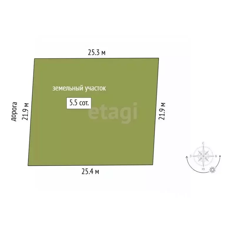 Участок в Тюменская область, Тюмень  (5.53 сот.) - Фото 1