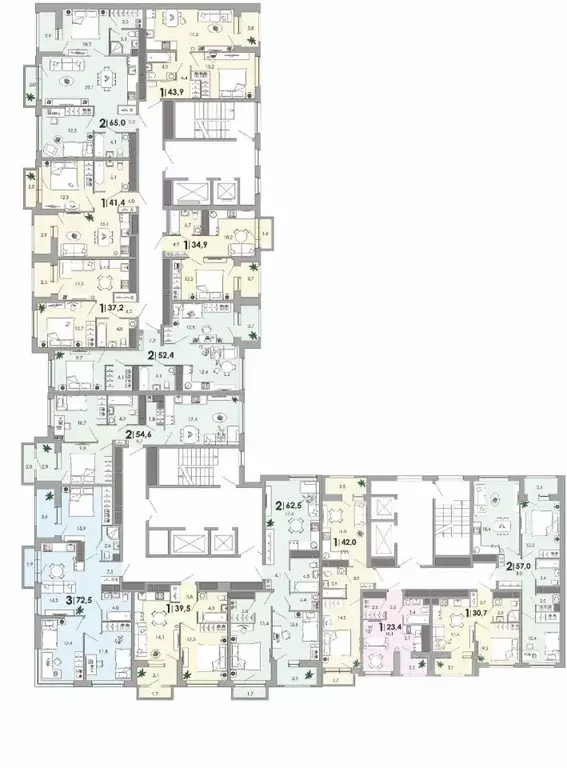 2-к кв. Тверская область, Тверь Южный мкр,  (57.0 м) - Фото 1