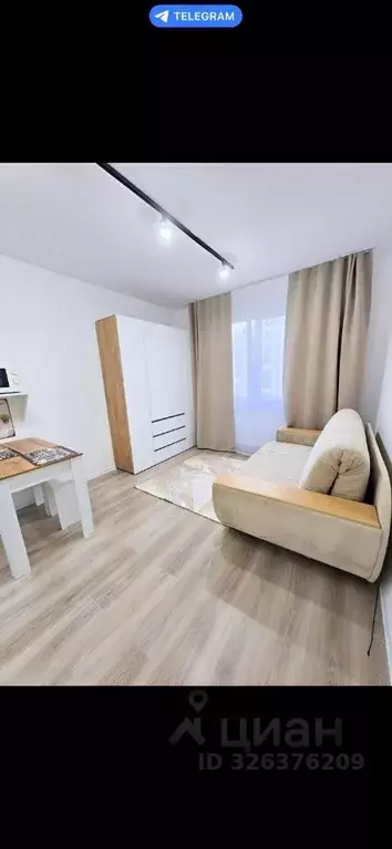 Студия Санкт-Петербург ул. Пахомовская, 14к2 (20.8 м) - Фото 2