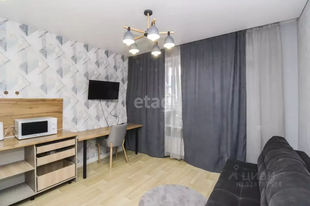 Студия Тюменская область, Тюмень ул. Сергея Свиридова, 5 (22.9 м) - Фото 1