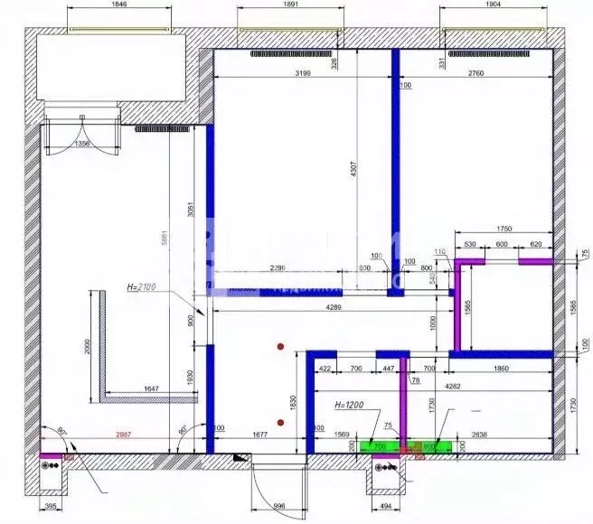 2-к кв. Москва 2-й Грайвороновский проезд, 44к3 (59.9 м) - Фото 2