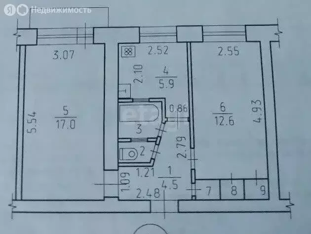 2-комнатная квартира: Ижевск, 9-я Подлесная улица, 34 (44.3 м) - Фото 1