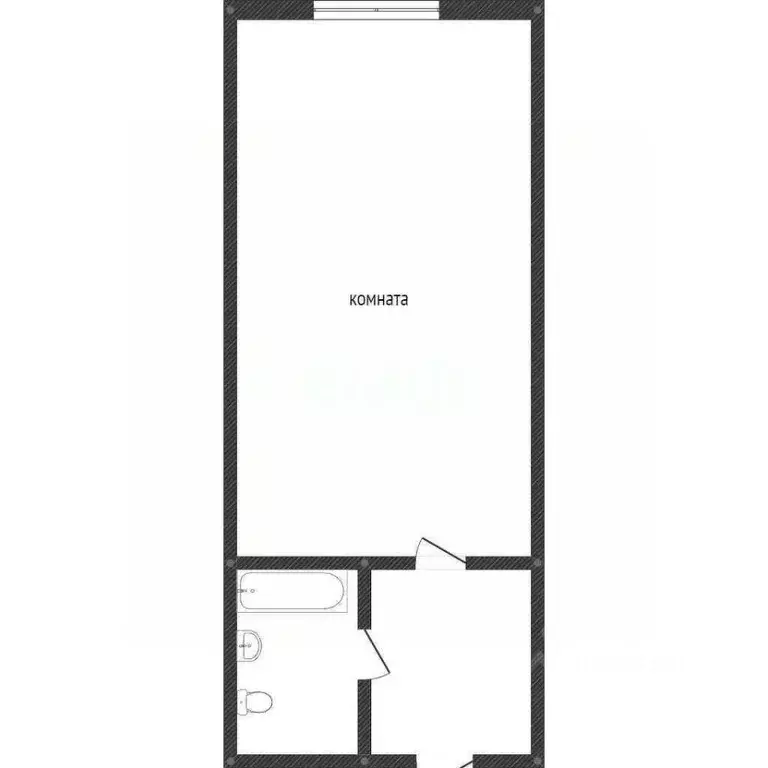 Студия Кемеровская область, Кемерово ул. Дзержинского, 16А (18.7 м) - Фото 1