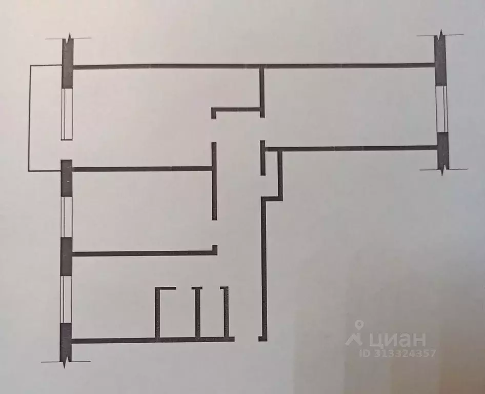 3-к кв. Красноярский край, Минусинск ул. Комарова, 15 (63.0 м) - Фото 0