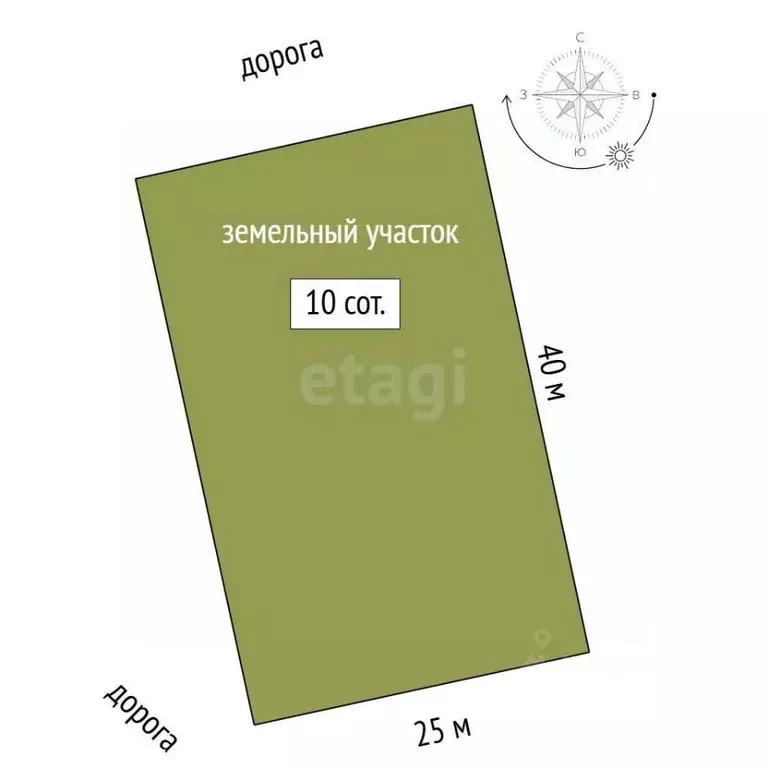 Участок в Крым, Черноморский район, Межводненское с/пос, с. Снежное ... - Фото 2