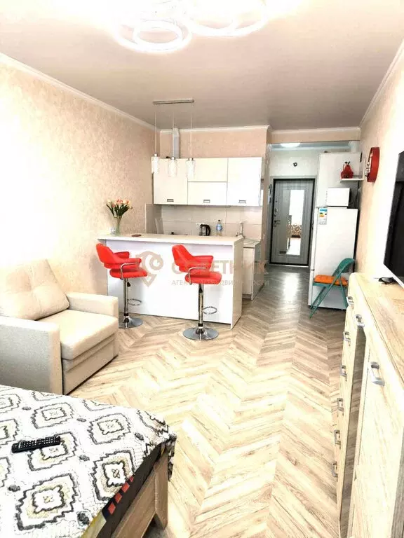 Квартира-студия: Краснодар, улица Карякина, 5к3 (29.1 м) - Фото 1